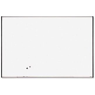 Lorell Magnetic Dry-Erase Board, 6-Feet by 4-Feet, Silver/Ebony