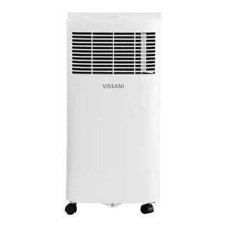 5,000 BTU Portable Air Conditioner Cools 250 sq. ft. with Dehumidifier and Remote in White