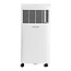 5,000 BTU Portable Air Conditioner Cools 250 sq. ft. with Dehumidifier and Remote in White