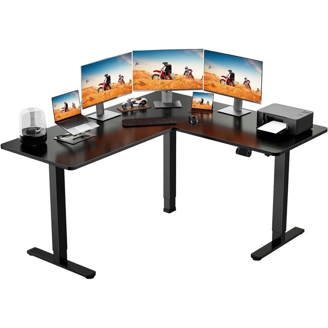 Home Office Desk-63 inch Large Computer Desk Table for Black