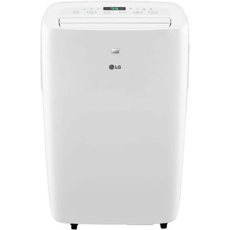 LG 6,000 BTU (DOE) / 8,000 BTU (ASHRAE) Portable Air Conditioner, Cools 250 Sq.Ft. (10' x 25' room size), Quiet Operation, LCD Remote, Window Installation Kit Included, 115V