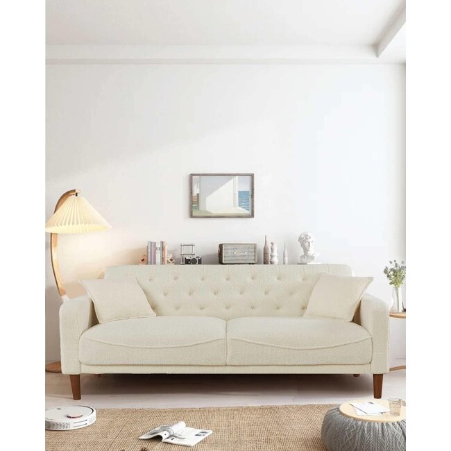 Couches for Living Room Mid Century Modern Velvet Love Seats Sofa