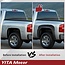 YITAMOTOR Front & Rear Fender Flares Compatible with 2007-2013 Chevy Silverado 1500 (Only Fit 69.3â€ Short Bed) (NOT for GMC Sierra), Off-road Smooth Black Finish Wheel Flares Pocket Riveted Style