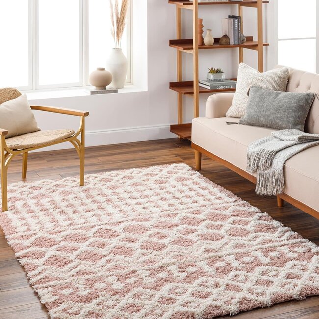 Artistic Weavers Hapsburg Moroccan Shag Area Rug,6'7" x 9'6",Mauve