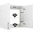 Prepac Elite Functional Wall Mount Shop Cabinet with Adjustable Shelf, Simplistic Tall 2-Door Garage Cabinet 12" D x 32" W x 30" H, White, WEW-3230