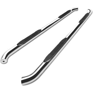 TAC Side Steps Running Boards Compatible with 2022-2024 Toyota Tundra Double Cab 3â€ Stainless Steel Side Bars Nerf Bars Off Road Accessories 2pcs