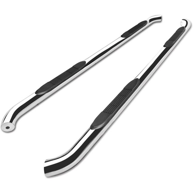 TAC Side Steps Running Boards Compatible with 2022-2024 Toyota Tundra Double Cab 3â€ Stainless Steel Side Bars Nerf Bars Off Road Accessories 2pcs