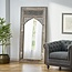 Christopher Knight Home Upsata Standing Mirror, White Washed + Clear