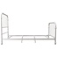 DHP Jenny Lind Metal Full Bed Frame in White