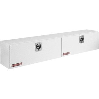 WEATHERGUARD Weather Guard 391302 Gloss White Aluminum Super-Side Tool Box