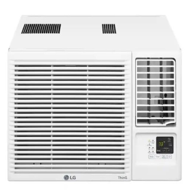 23,000 BTU 230/208V Window Air Conditioner Cools 1400 Sq. Ft. with Heater and Wi-Fi Enabled in White