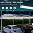 AntLux 8FT LED Vapor Tight Light, 100W 10000LM, 8 Foot LED Vapor Proof Light Fixture Outdoor Shop Lights, IP67 Waterproof LED Lights for Parking Garage Carport Car Wash, Freezer Light, Plug In, 4 Pack