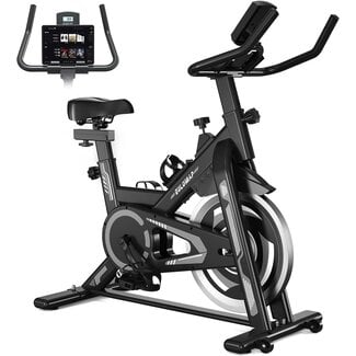 Exercise Bike-Indoor Cycling Bike Stationary Bike for Home, Workout bike With Comfortable Seat Cushion and Digital Display (GrayBlack)