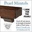 Pearl Mantels 412-60-70 Shenandoah Pine 60-Inch Fireplace Mantel Shelf, Rustic Cherry
