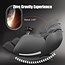 Real Relax Massage Chair, Full Body Zero Gravity SL-Track Shiatsu Massage Recliner Chair with Heat Body Scan Bluetooth Foot Roller, Favor-06 Black