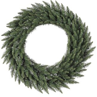 Vickerman Unlit Frosted Bellevue Alpine Artificial Christmas Wreath, 72-Inch