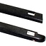 Westin Wade 72-41451 Truck Bed Rail Caps Black Smooth Finish with Stake Holes for 2002-2009 Dodge Ram 1500 2500 with 6.5ft bed (Set of 2)