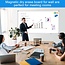 White Board Dry Erase Whiteboard for Wall 60" x 40" Aluminum Presentation Magnetic Whiteboards with Long Pen Tray, 12 Magnets, 3 Markers & 1 Eraser