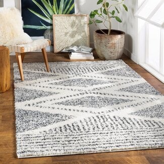 Artistic Weavers Plush Bohemian Area Rug, 8'10" x 12', Charcoal