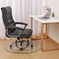 Premium Tempered Glass Chair Mat with Anti-Slip Pads Included | 39.4 Inch Diameter Perfect Circle Shape | Glass Chair Mats for Carpeted Floors (1/5 Inch Thick)