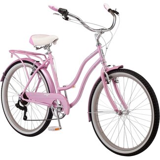 Schwinn Perla Adult Beach Cruiser Bike Men and Women 18 Inch