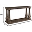 Signature Design by Ashley Mallacar Vintage Sofa Console Table, Weathered Gray