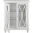 Teamson Home 32" H Florence Double Door Floor Cabinet with 2 Adjustable Tempered Glass Shelves