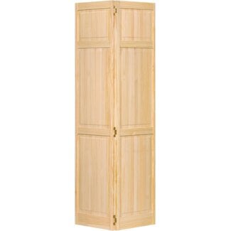 Kimberly Bay Closet Door, Bi-fold, 6-Panel Style Solid Wood (80x36)