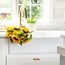 Sinkology Turner Crisp White Fireclay 30" Single Bowl Undermount Farmhouse Apron Kitchen Sink with Care Kit
