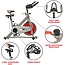 Sunny Health & Fitness Pro II Indoor Cycling Bike with Device Mount and Advanced Display