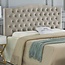 24KF Velvet Upholstered Tufted Button Queen Headboard and Comfortable Fashional Padded Queen/Full Size headboard,Taupe
