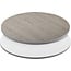 Flash Furniture 42" Round Table Reversible Laminate Top, White/Gray