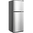 Fox Shack Compact Fridge Mini Refrigerator with Freezer, 5 Cu Ft 2 Doors Refrigerators, Low noise, Energy-efficient, for Apartment, Dorm, Kitchens, Office and Bedroom (Silver)
