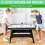 GoSports 54 Inch Air Hockey Arcade Table for Kids & Adults - Includes 2 Pushers, 3 Pucks, AC Motor, and LED Scoreboard - Oak or Black