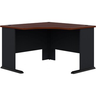 Bush Business Furniture Series A Corner Desk, 48W, Hansen Cherry