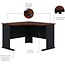Bush Business Furniture Series A Corner Desk, 48W, Hansen Cherry