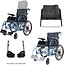 Folding Reclining Wheelchair 20" Rear Wheels and Elevating Legrests and 18" Seat Width 220 lbs
