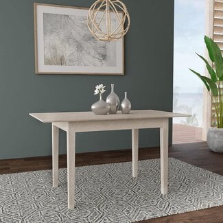 Hillsdale Spencer Dining Table, White Wire Brush