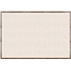 U Brands Linen Bulletin Board, 72"x47", Rustic Wood Style Frame, Industrial Grade Pinning Surface