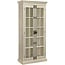 Coaster Furniture 2-Door Curio Cabinet Antique White and Clear 910187