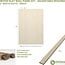 Ekena Millwork 94"H x 3/8"T Adjustable Wood Slat Wall Panel Kit w/ 2"W Slats, Birch (contains 22 Slats)