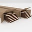 Ekena Millwork 94"H x 3/8"T Adjustable Wood Slat Wall Panel Kit w/ 2"W Slats, Birch (contains 22 Slats)