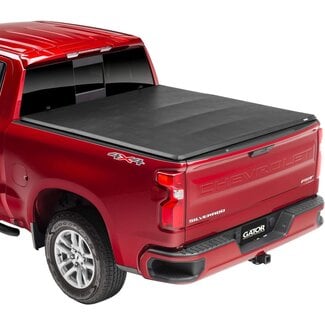 GATOR ETX Soft Tri-Fold Truck Bed Tonneau Cover | 59103 | Fits 2007 - 2013, 2014 HD Chevy/GMC Silverado/Sierra 8' 2" Bed (97.6")