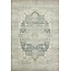 Loloi Skye Collection, SKY-12, Charcoal / Dove, 7' x 9', .13" Thick, Oval Area Rug, Soft, Durable, Vintage Inspired, Distressed, Low Pile, Non-Shedding, Easy Clean, Printed, Living Room Rug