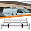 MELIPRON Universal Van Roof Ladder Rack Fit for Chevy Express 1500 2500 3500 Ford Econoline GMC Savana Rain Gutter Mount Rack