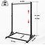Pull Up Station, Bongkim Power Tower Portable Pullup Bar Station, Pull Up Bar for Home Gym, Pull Up Tower Station 330LBS (Black)