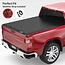oEdRo Soft Tri-Fold Truck Bed Tonneau Cover Compatible with 2009-2024 Dodge Ram 1500 (Inclu. Classic & New), Fleetside 5.6 Ft Bed w/o Ram Box