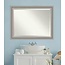 Parlor Silver 45.5 in. x 35.5 in. Bathroom Vanity Mirror