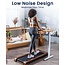 TOPIOM Under Desk Treadmill, Wood Walking Pad with Remote Control 310 lb Capacity, 2 in 1 Walking Treadmill Under Desk for Home Office Use Installation-Free with LED Display