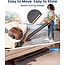 TOPIOM Under Desk Treadmill, Wood Walking Pad with Remote Control 310 lb Capacity, 2 in 1 Walking Treadmill Under Desk for Home Office Use Installation-Free with LED Display